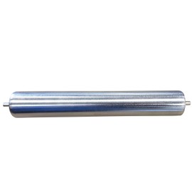 Pack of 5 Conveyor Rollers, 1.5" Diameter Galvanized Steel, 10" Between Frame