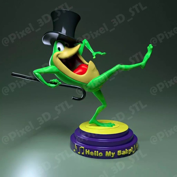 UNPAINTED Michigan J Frog Looney Tunes 3d Printed Model Kit