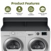 Washer Dryer Countertop with 2-Tier Shelf, 54" W X 27.5"