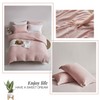 MILDLY Super Soft Duvet Cover - 100% Washed Microfiber Pink