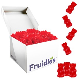 Fruidles Cinnamon JuJu Bears Jelly, Delicious Gummy Candy, Fun and Festive Holiday Snacking, Party Favor (5 Pounds (Bulk))