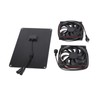 Solar Panel Fan Kit 15W 12V Exhaust Fan with 4.9ft