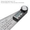 Smgda Digital Angle Finder, Stainless Steel 200mm/7 Inch Digital Angle
