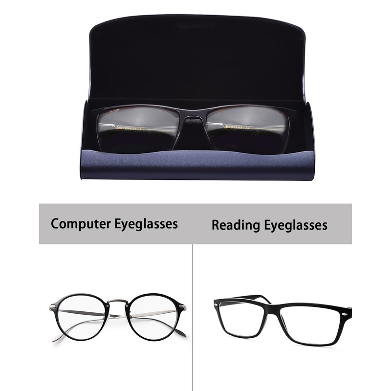 Philley Aluminum Ultra-Light Eyeglasses Case Hard Shell Nearsighted Glasses Case
