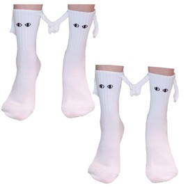 SLOUFIOL Holding Hands Cute Socks Magnetic Connection Doll Funny Christmas Birthday Gifts Idea