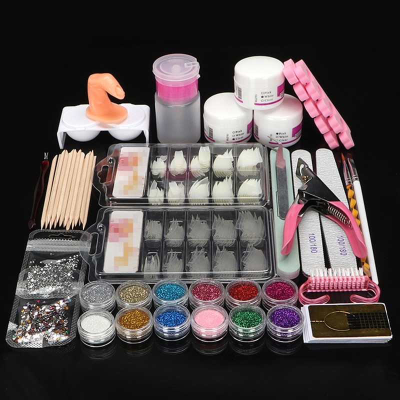 Acrylic Nail Kit for Beginners with Everything Professional Gel Polish