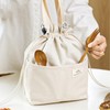 Senteria Lunch Bag, Cooler Bag, Drawstring Bag, Thick Linen Cotton,
