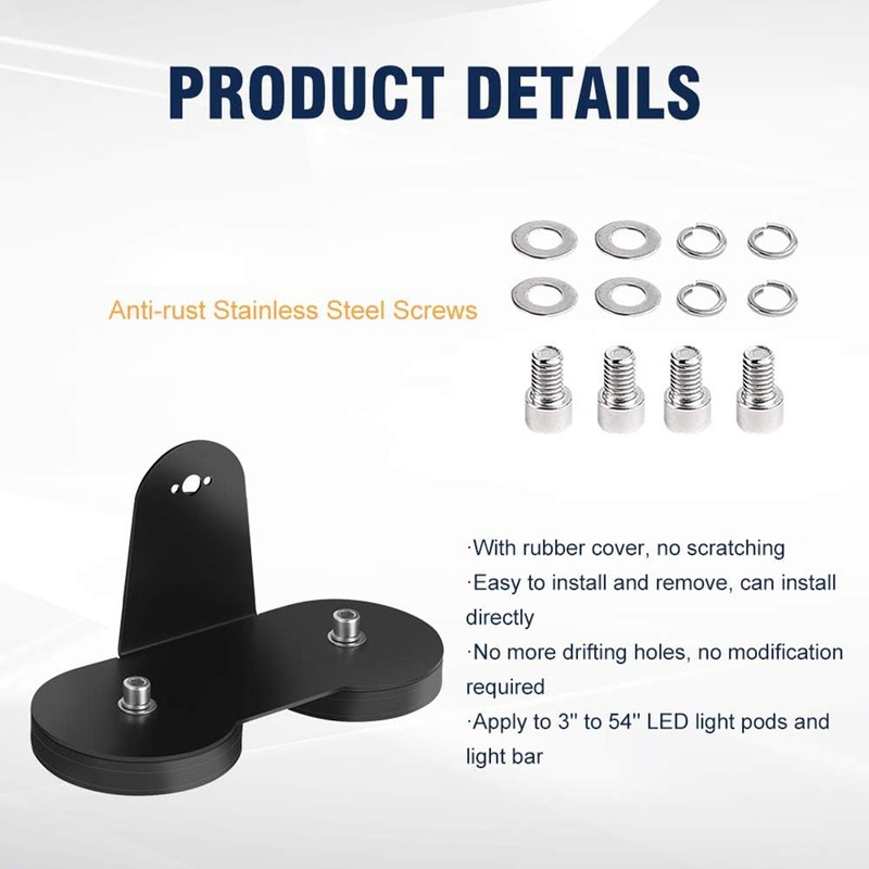 Chelhead Work Light Holder 2 Pieces 2.6 Inch Universal LED