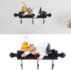Jwthee Cute Chef with Bread Figurine Wall Hooks, Fat Chef