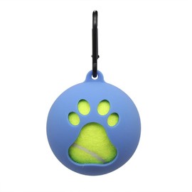 Standard Tennis Ball Holder With Carabiner Hands-Free Pet Ball Cover Holder For Training Walking Tennis Play Durable Hands-free Pet Ball Cover Holder Flexible And Durable