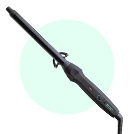 MINT Professional Clamp-Free Curling Wand 3/4 Inch for Long Hair | Extra Long Curl Wand 4-Heater Ionic Ceramic Tourmaline Barrel | Best Curling Wands | Adjustable 230-430°F | Worldwide Dual Voltage