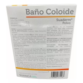 SUANCA Baño Coloide Polvo Suaderm Caja C/90 Gr