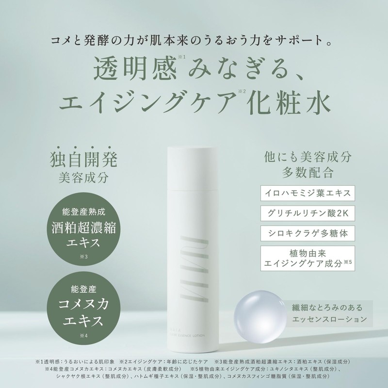 NAIA Clear Essence Lotion Lotion, 4.2 fl oz (120 ml),