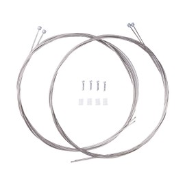 4Pcs 2100MM Universal Bicycle Shifter Cable, Stainless Steel Shift line,Bike Shift Wire Kit for Mountain and Road Bike, With Cable Tips and O-rings