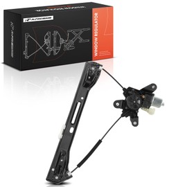 A-Premium Rear Left Driver Side Electric Power Window Regulator with Motor Compatible with Ford Fusion 2013-2020, Police Responder Hybrid 2019-2020 & Lincoln MKZ 2013-2020