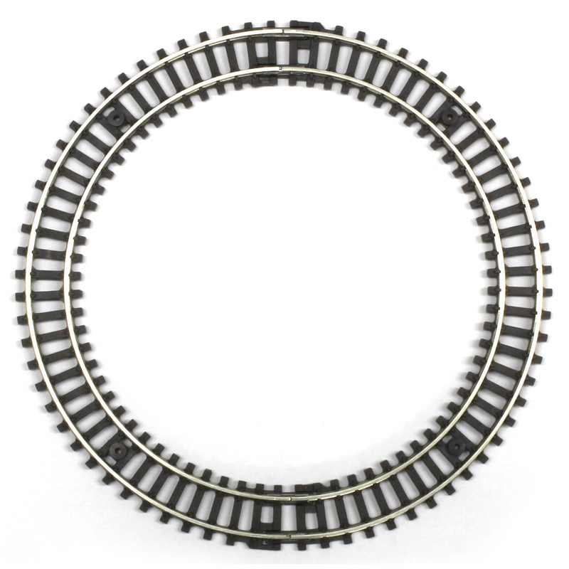 Z Gauge R091 Curved Railway R45mm 180° Set of 2