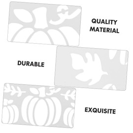 Operitacx 6sets Painting Template Art Stencils Hair Chalk for Drawing Stencils for Stencils for Wall Stencil Geometric Stencils Sidewalk Chalk Stencils Letters Pp 12pcs*6