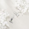 AXOMY Cowboy Earrings 925 Sterling Silver Cowgirl Boot Hat Dangle