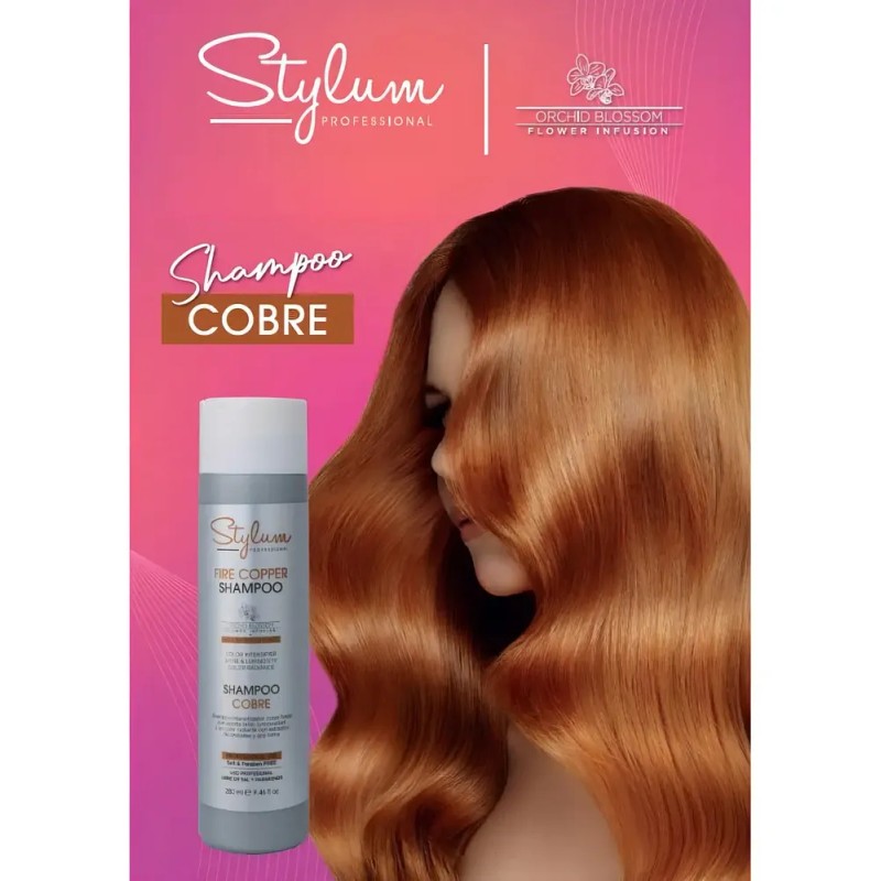 Shampoo Para Tonos Cobrizos Flores De Orquídea + Berry