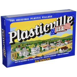 Bachmann Trains - PLASTICVILLE U.S.A. BUILDINGS – CLASSIC KITS - HOUSE UNDER CONSTRUCTION - HO Scale