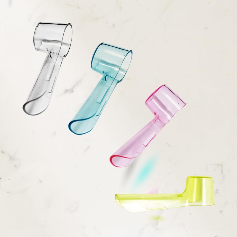 2 Pack Toothbrush Covers Compatible with Oral-B Replacement Heads, Electric