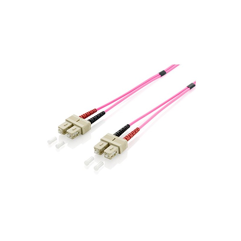 E-Quip equip SC/SC 50/125μm 0.5 m 0.5 Violet Fiber Optic