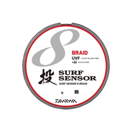 Daiwa PE Line UVF Surf Sensor X8, No. 0.6, 656.2 ft (200 m), 4 Colors (with Color Marking)