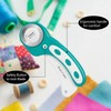 Hopbucan 1 Set 45 mm Rotary Fabric Cutter + 8