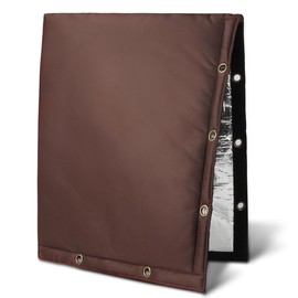 Backflow Preventer Insulation Cover - Winter Freeze Protection for Outdoor Pipes, Irrigation & Sprinkler Valves, 16''W x 20''H (Brown)