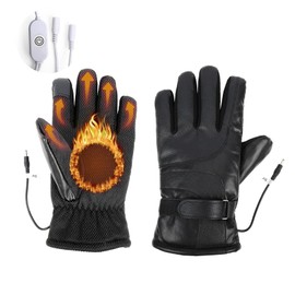 Fiohiros USB Heated Gloves for Men and Women Adjustable Temperature with Smart Heat Control Warm and Breathable Winter Gloves for Outdoor Cycling Skiing Commuting and Office Use