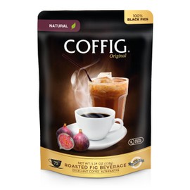 COFFIG Coffig Original - 75 Tazas De Café Sustituto Y Alternativa - Café Con Higo Tostado - Bebida Energética A Base De Hierbas Sin Cafeína Y Bebida  