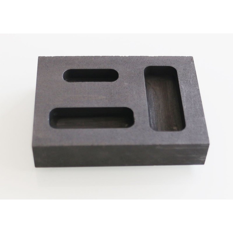 OTOOLWORLD Graphite Ingot Mold 1/4 1/2 1 Ounce Gold Melting