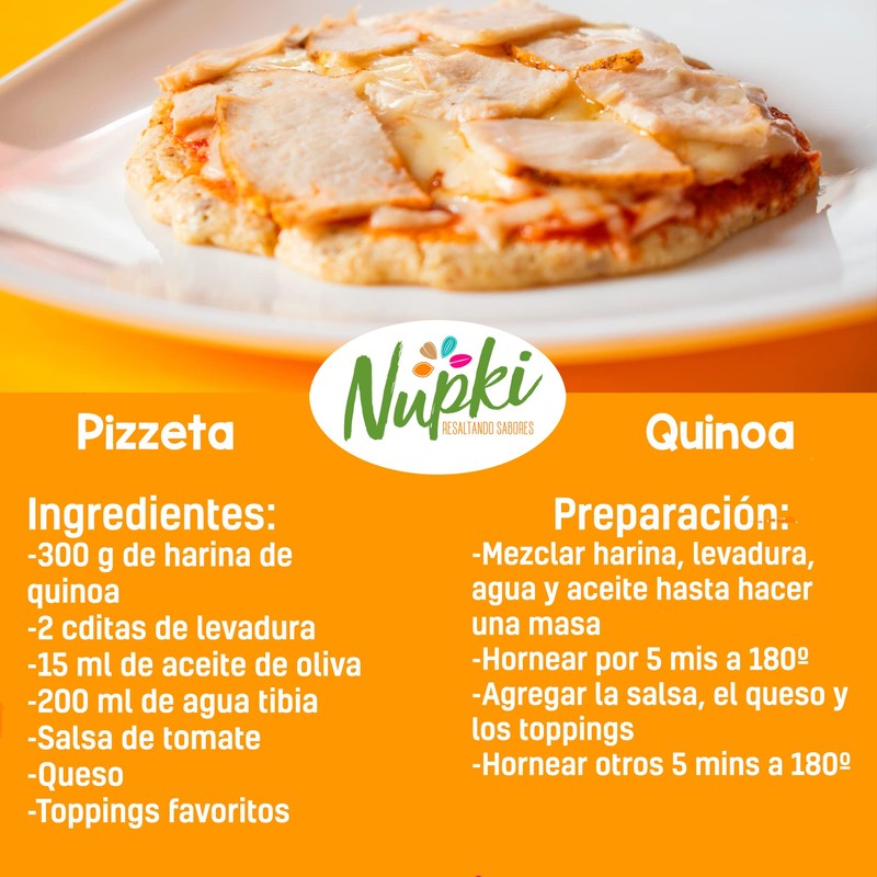 Nupki Harina de Quinoa 500g x2 Sin gluten, Fuente de