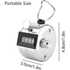 Metal Tally Counter Clicker Counter Handheld Pitch Counter, Manual Mechanical