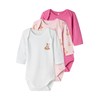 NAME IT Girl Romper 3 Pack, Ibis Rose