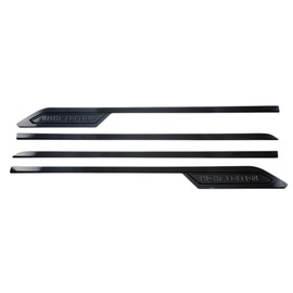 Trim Illusion Tape-on Gloss Black Car Door Side Molding Body Trim Compatble with Toyota Tundra 2022-2024, SM6108BLK