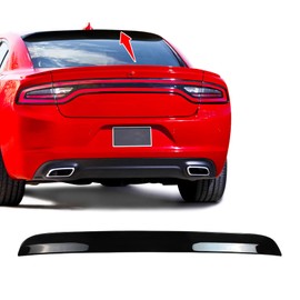 BDBO Roof Spoiler Wing Rear Window Spoiler Compatible with Dodge Charger 2015+ 380R,Glossy Black