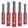 ColumPRO 5PCS 1/4" Strong Magnetic Extension Bit Holder,Hex Shank S2