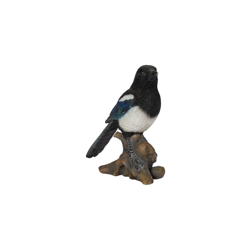 Uvia Mini Magpie 10x4x9.5cm Doll Figurine Figurine Animal Garden Decoration