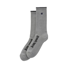 Coq Sportif Men's Classic Socks, Boxed, Regular Length, One Point Gift, Competition, GY00 (Gray)