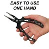 Fishing Pliers Saltwater Resistant Fishing Gear, Tungsten Carbide Cutters, Split