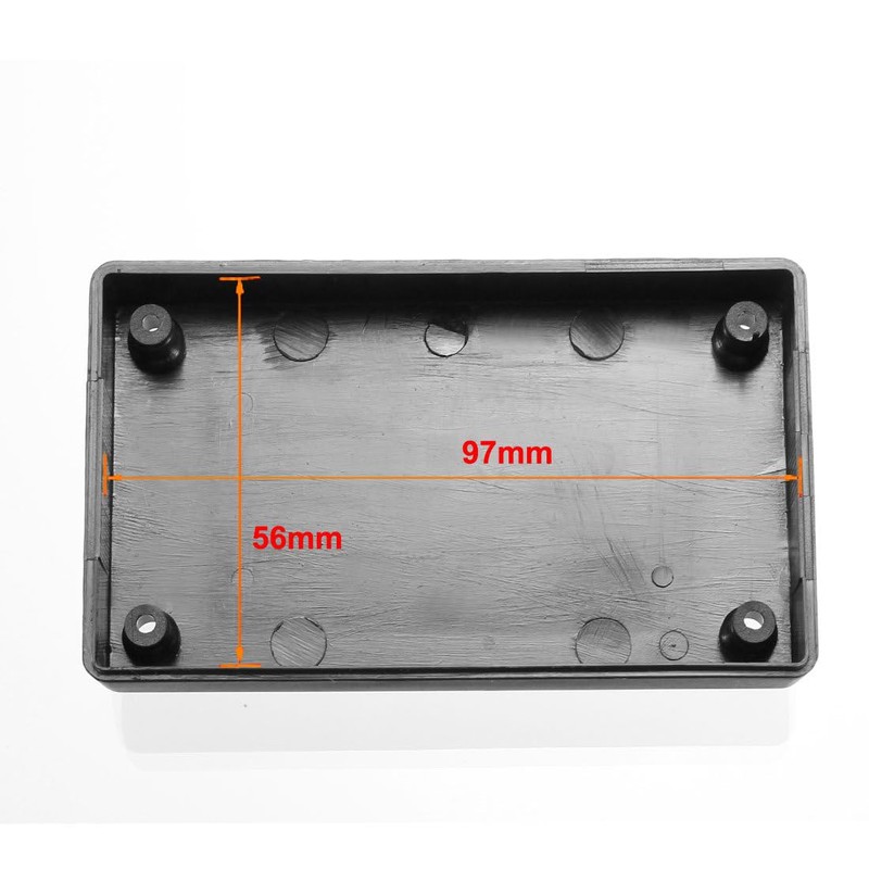 TOP-VIGOR 103x61x31mm Mini Dustproof Electrical Junction Box, ABS Plastic Project