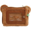 San-X PB72204 Rilakkuma Plush Pass Case, Chirooki Bear H4.3 x