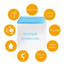 Doble G Bolsas Vacío Ideales Para Viaje Y Almacenamiento 12 Piezas