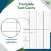 OfficeGear Tent Cards 4-up (55 Sheets - 220 Cards) 52