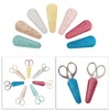 Embroidery Scissors Sheath Leather Scissors Cover Protector Portable Sewing Scissor