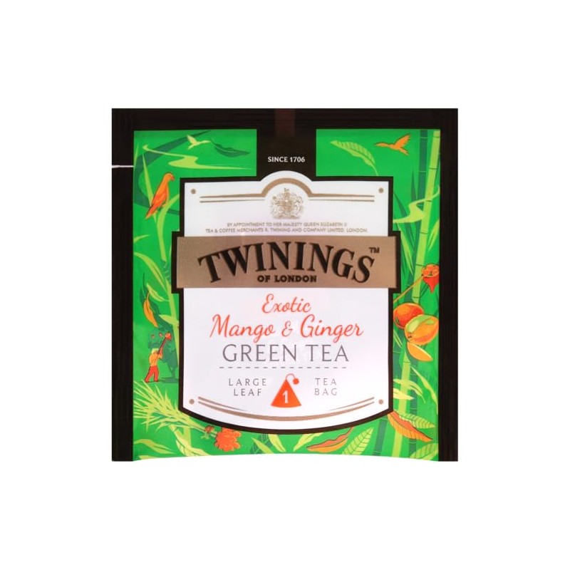Twinings Discovery Collection Green Exotic Mango & Ginger, 30 Large
