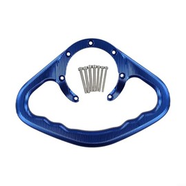 Motorcycle Tank Grip Bar CNC Aluminum Alloy Luggage Rack Handle with Recessed Grip Suitable for Honda CBR600 F4i F4i F4 F3 F2 (1991-2008), CBR900RR, CBR929RR, RC51, VTR 1000, CBR1000RR(blue)