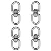 luvtree 4PCS M5 Stainless Steel Universal Swivel Eye Hook –Multi-Purpose