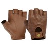 Swift Wear Driving Leather Fingerless Gloves Biker Cycling Wheelchair Gym